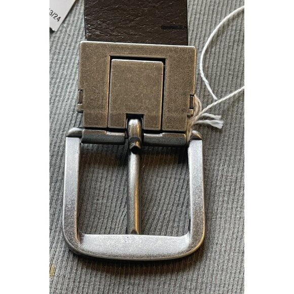 vintage Levi’s leather belt brown 48’ long excluding buckle 1.75 wide - Picture 7 of 7